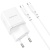 Мережевий Зарядний Пристрій Borofone BN7 1USB/18W/QC3.0 + 1Type-C/20W/PD + (Type-C - Type-C) (Бiлий) мережевий зарядний пристрій borofone bn7 1usb/18w/qc3.0 + 1type-c/20w/pd + (type-c - type-c) (бiлий)