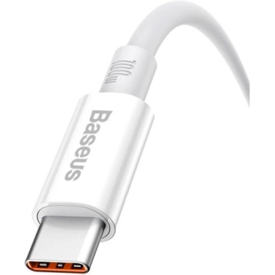 кабель baseus superior series fast charging data usb - type-c 100w/1.5m (p10320102214-02) (white) 