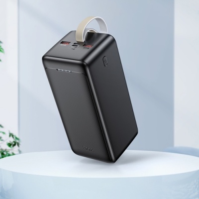 додаткова батарея power bank hoco j111d pd30w+qc3.0 22.5w smart charge 50000 mah (чорний) 
