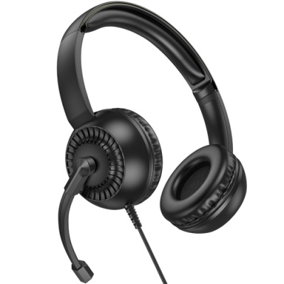 навушники для комп'ютера hoco w112 pure (чорний) 
