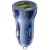 Автомобільний Зарядний Пристрій Hoco Z47A Transparent 1USB/18W/QC3.0 + 1Type-C/30W/PD (Прозорий синій)