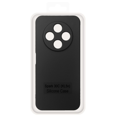 Купить чохол soft silicone case full для tecno spark 30c (kl5n) (black) онлайн