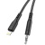 кабель aux hoco upa18 3.5mm(male) - lightning(male) 1m (чорний) 