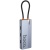 usb hub hoco hb51 type-c 6-in-1 (hdtv+rj45-100mbps+pd+usb3.0*3) (сірий) 