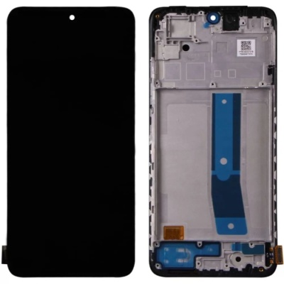 дисплей для xiaomi redmi note 11 чорним тачскріном і рамкою (oled)