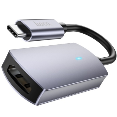 перехідник hoco ua20 type-c - hdmi 4k 0.115m (сірий) 