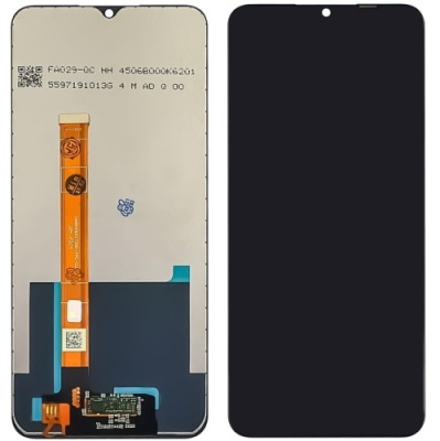 дисплей для oppo a15 2020/a15s/realme c11/realme c12 (p/n:fpc-htf065h093-a0) з чорним тачскріном (original prc)