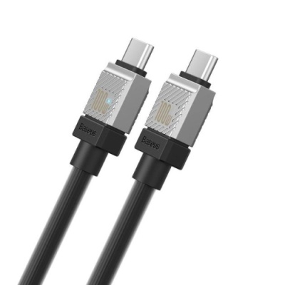 кабель baseus coolplay series (pd) type-c - type-c 100w/1m (cakw000201) (black) 