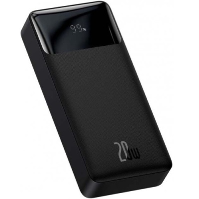 додаткова батарея power bank baseus bipow digital display 20w 20000mah overseas edition black (ppbd050501) 