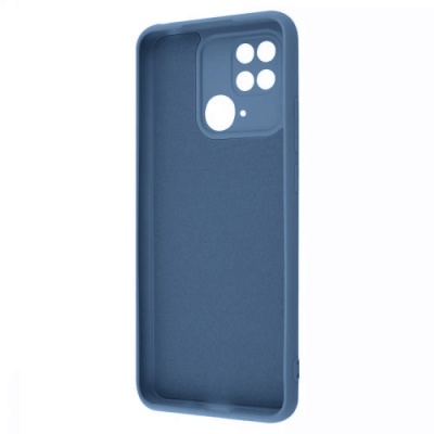 Купить чохол original soft full case hq with frame для xiaomi redmi 10c - dark blue онлайн