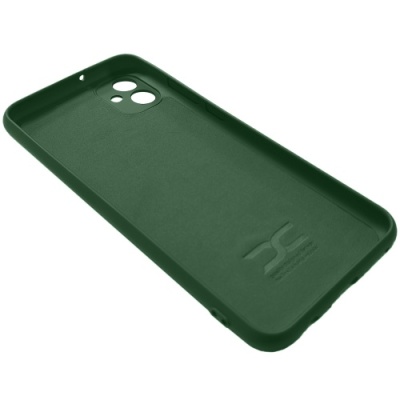 Купить силіконовий чохол soft silicone case для samsung a042 galaxy a04e (темно-зелений) онлайн