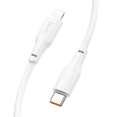кабель hoco x93 force pd20w type-c - lightning 2m (бiлий) 