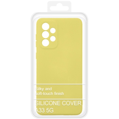 Купить чохол soft silicone case full для samsung a336 galaxy a33 5g (лимонний) онлайн