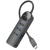 USB HUB Borofone DH6 (USB to USB3.0+USB3.0*3+RJ45) 0,2м - Чорний usb hub borofone dh6 (usb to usb3.0+usb3.0*3+rj45) 0,2м - чорний