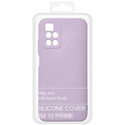 Купить силіконовий чохол soft silicone case для xiaomi redmi 10/redmi 10 2022 (гліцинія) онлайн