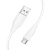 кабель hoco x124 silicone usb - type-c 3.0a/1m (білий) 