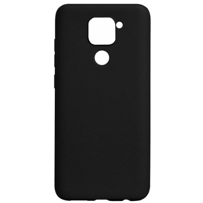 Купить силіконовий чохол soft silicone case для xiaomi redmi note 9 - black онлайн