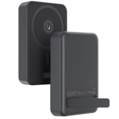 додаткова батарея power bank xo pr231 with magsafe 15w + pd20w 10000 mah (чорний) 