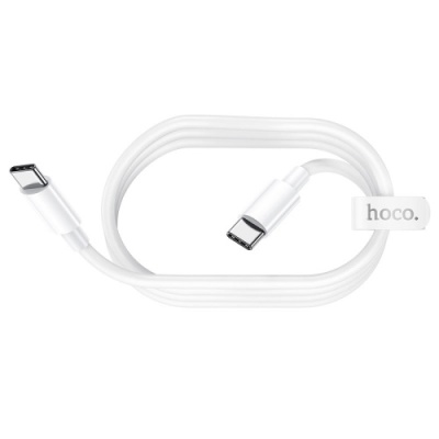 кабель hoco x51 type-c - type-c 100w/1m (білий) 