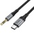 Перехідник HOCO UPA33B Type-C - Jack 3.5 plug (1.5M) (чорний) перехідник hoco upa33b type-c - jack 3.5 plug (1.5m) (чорний)