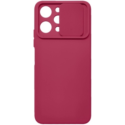Купить силіконовий чохол soft tpu armor camshield для xiaomi redmi 12 - wine red онлайн
