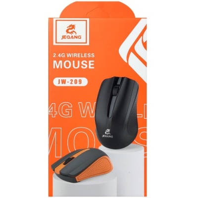 мишка бездротова jeqang jw-209 2.4g (чорний) 