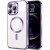 Купить чохол tpu metallic full camera with magsafe для apple iphone 16 pro max (purple) онлайн