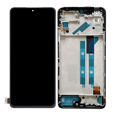 дисплей для xiaomi redmi note 12 pro 4g з сенсором чорним і рамкою (oled)