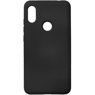 Купить силіконовий чохол soft silicone case для xiaomi redmi note 6 pro - black онлайн