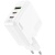 Мережевий Зарядний Пристрій Hoco C115A PD65W+ QC3.0 (1USB/2Type-C) (білий) мережевий зарядний пристрій hoco c115a pd65w+ qc3.0 (1usb/2type-c) (білий)