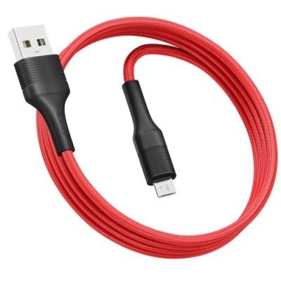 кабель ridea rc-st74 stablepro usb - microusb 3a/1m (червоно-чорний) 