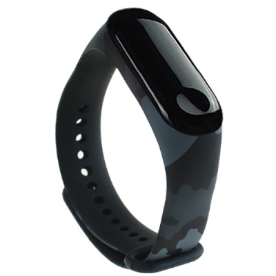 ремінець для xiaomi mi band 3/4 (military) grey 