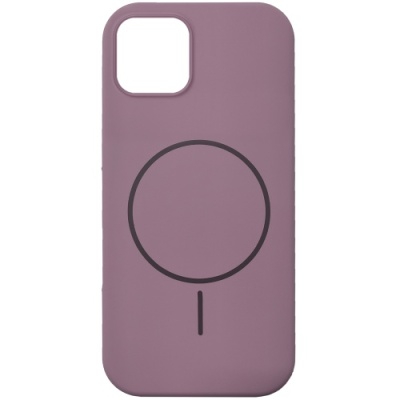 Купить чохол silicone case slim with magsafe для apple iphone 14 (lavander) онлайн