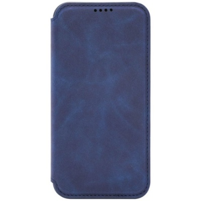 Купить чохол-книжка fitow leather для apple iphone 12 mini - dark blue онлайн