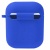Купить чохол silicone case with fibra для навушників airpods 1/2 (blue) онлайн