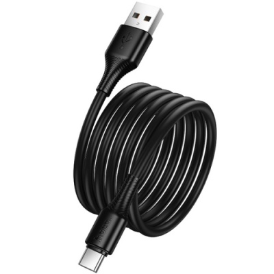 кабель hoco x120 usb - type-c 3.0a/1m (чорний) 