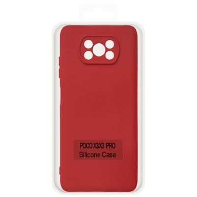 Купить чохол soft silicone case full для xiaomi poco x3/x3 pro (red) онлайн
