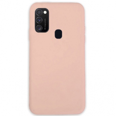 Купить силіконовий чохол soft silicone case для samsung m307 galaxy m30s/m215 galaxy m21 - powder онлайн