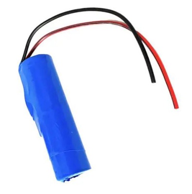 акумулятор 18650 li-ion 2900 mah 3.7v з захистом та проводами під пайку 