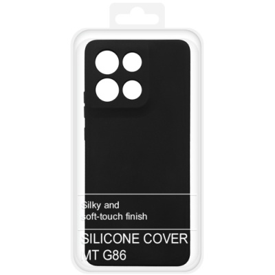 Купить силіконовий чохол soft silicone case для motorola g86 (чорний) онлайн
