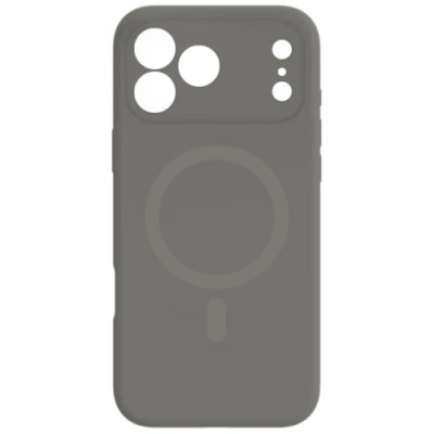 Купить чохол silicone case full camera with magsafe для apple iphone 17 pro (titanium grey) онлайн