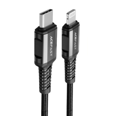 кабель acefast c1-01 type-c - lightning (1.2м) (чорний) 