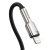 кабель baseus cafule metal (pd) type-c - lightning pd20w/0.25m (catljk-01) (black) 