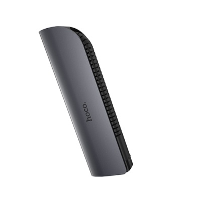 usb hub hoco hb17 (type-c to usb3.0*3+sd+tf) (сірий) 