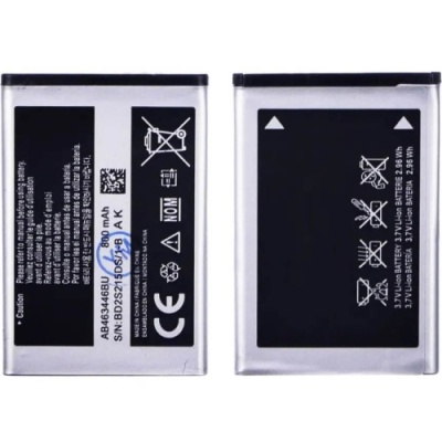 акумулятор (aaaa) для samsung ab463446bu - x200/ b110/ b130/ c140/ c160/ c240/ c300/ c3010/ c3520/ c5010