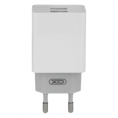 мережевий зарядний пристрій xo l65 2usb/2.4a (бiлий) 