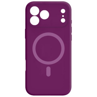 Купить чохол silicone case full camera with magsafe для apple iphone 17 pro max (manyue red) онлайн