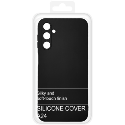 Купить чохол soft silicone case full для samsung a245 galaxy a24 (чорний) онлайн