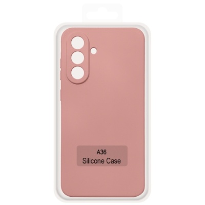 Купить чохол soft silicone case full для samsung a366 galaxy a36 5g/samsung a376 galaxy a37 5g (рожевий) онлайн