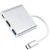 перехідник hoco hb14 type-c to usb3.0+hdmi+pd (сталевий) 